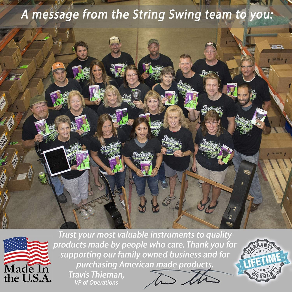 Dulcimer Hanger Wall Mount Hanger by CC01D-O Solid Oak Hardwood Block