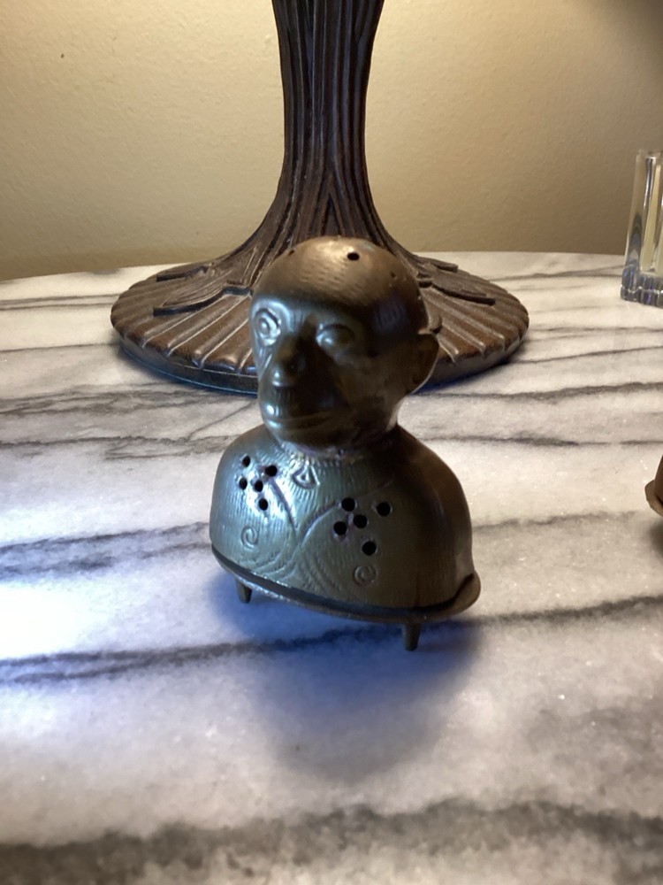 Vintage Brass Monkey Incense Burners (2)