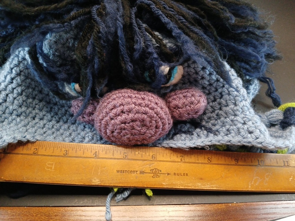 Crocheted Monster Hat