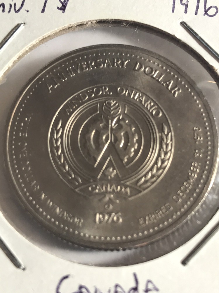 Canada anniversary Windsor Dollar 1976