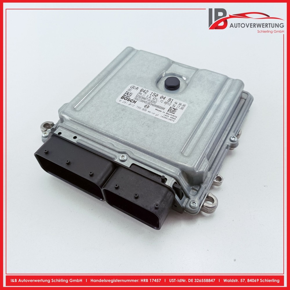 MERCEDES E-CLASS W211 ESTATE E320 CDI Engine ECU KIT A6421500491 BOSCH