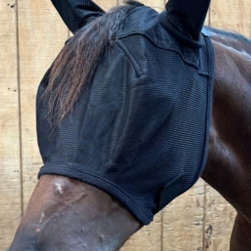 Rugged Ride Adjustable Crown Soft Mesh Fly Mask