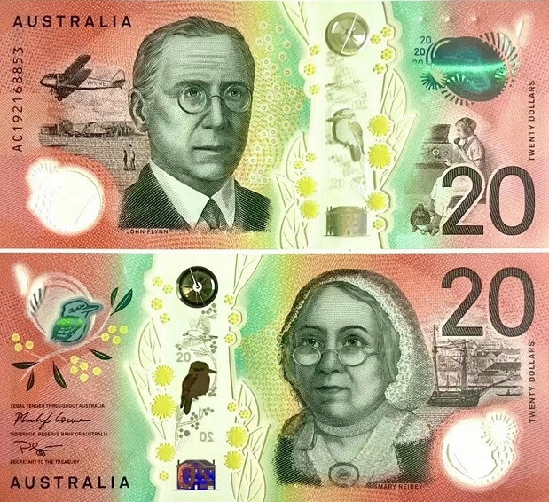 Australia 20 Dollars P 64 Polymer UNC NEW Banknote
