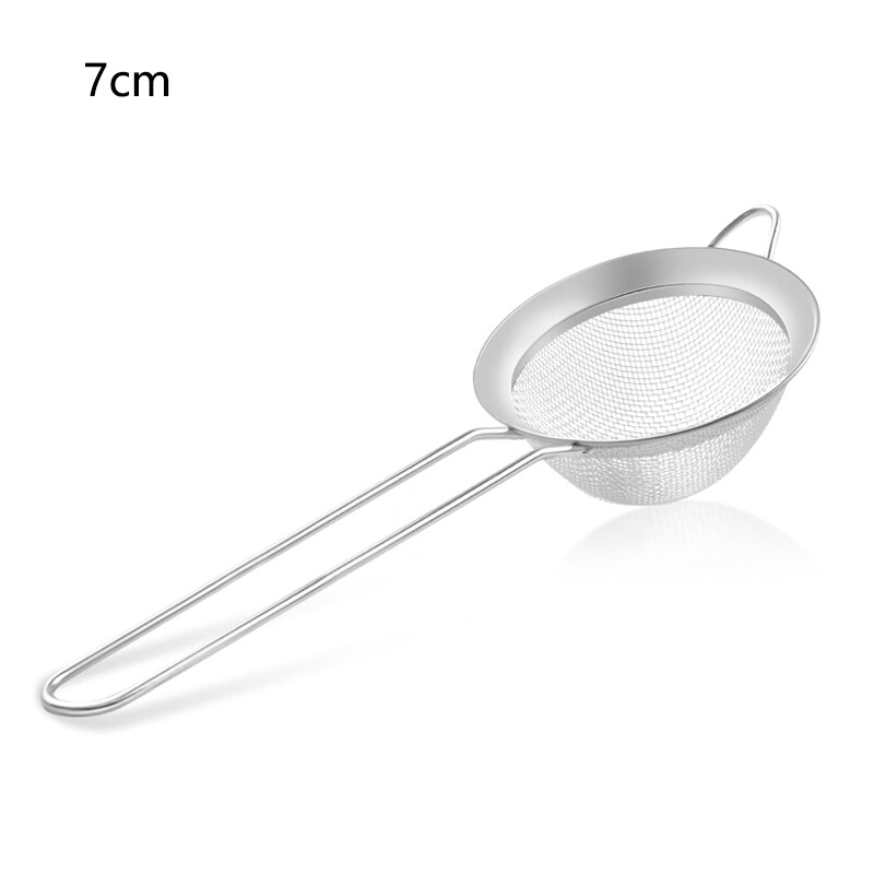 Stainlesss Metal Fine Mesh Strainers Sieve with Handle Kitchen Ware Various Size