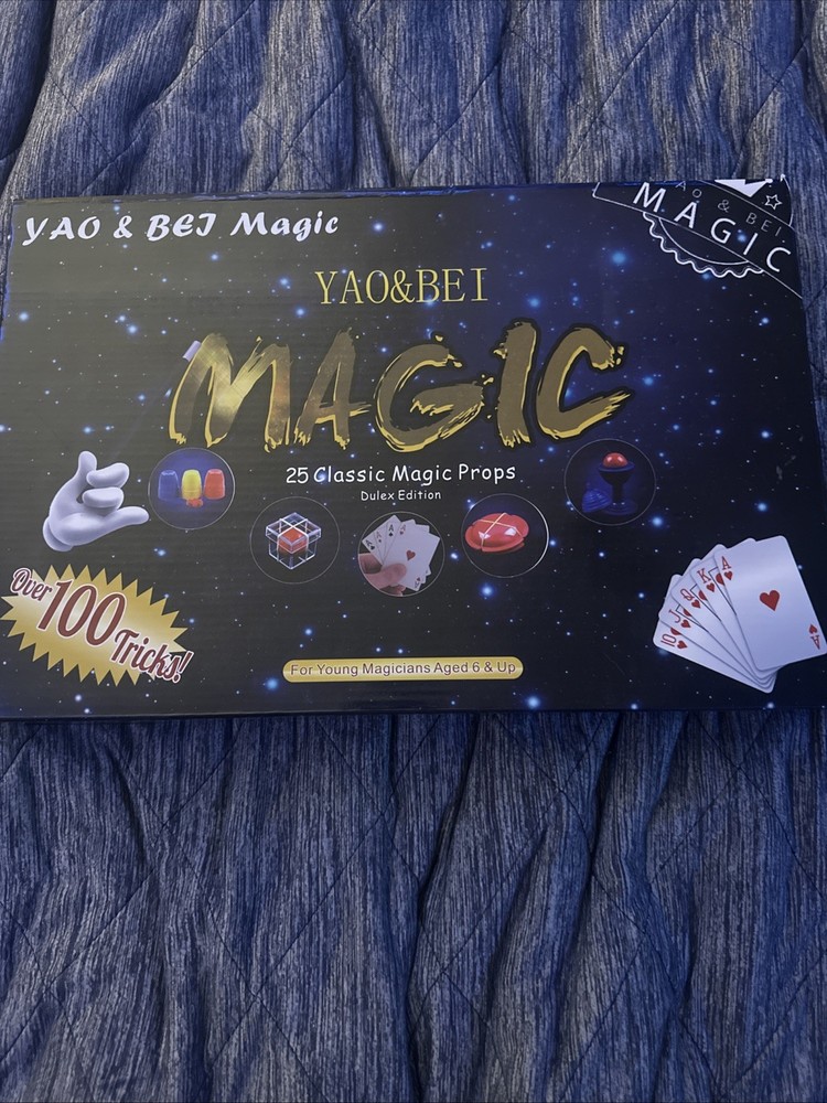 YAO&BEI Magic Tricks Set 25 Classic Magic Props for Kids