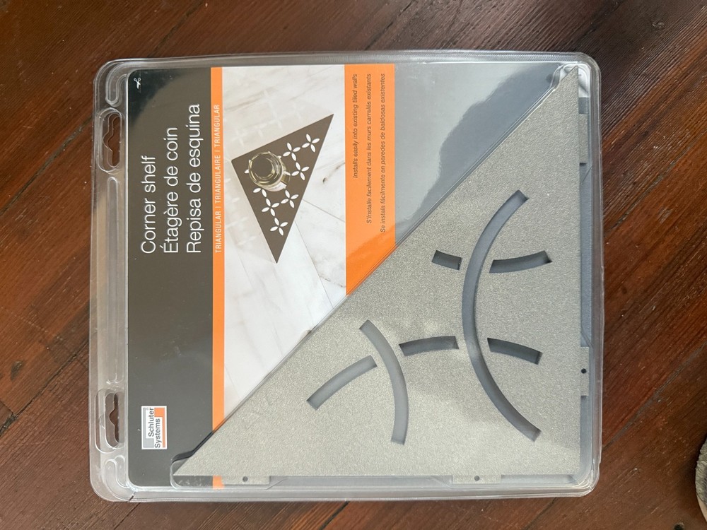 Schluter SHELF-E - Triangular Curve Design - Stone Grey - SES1D6TSSG