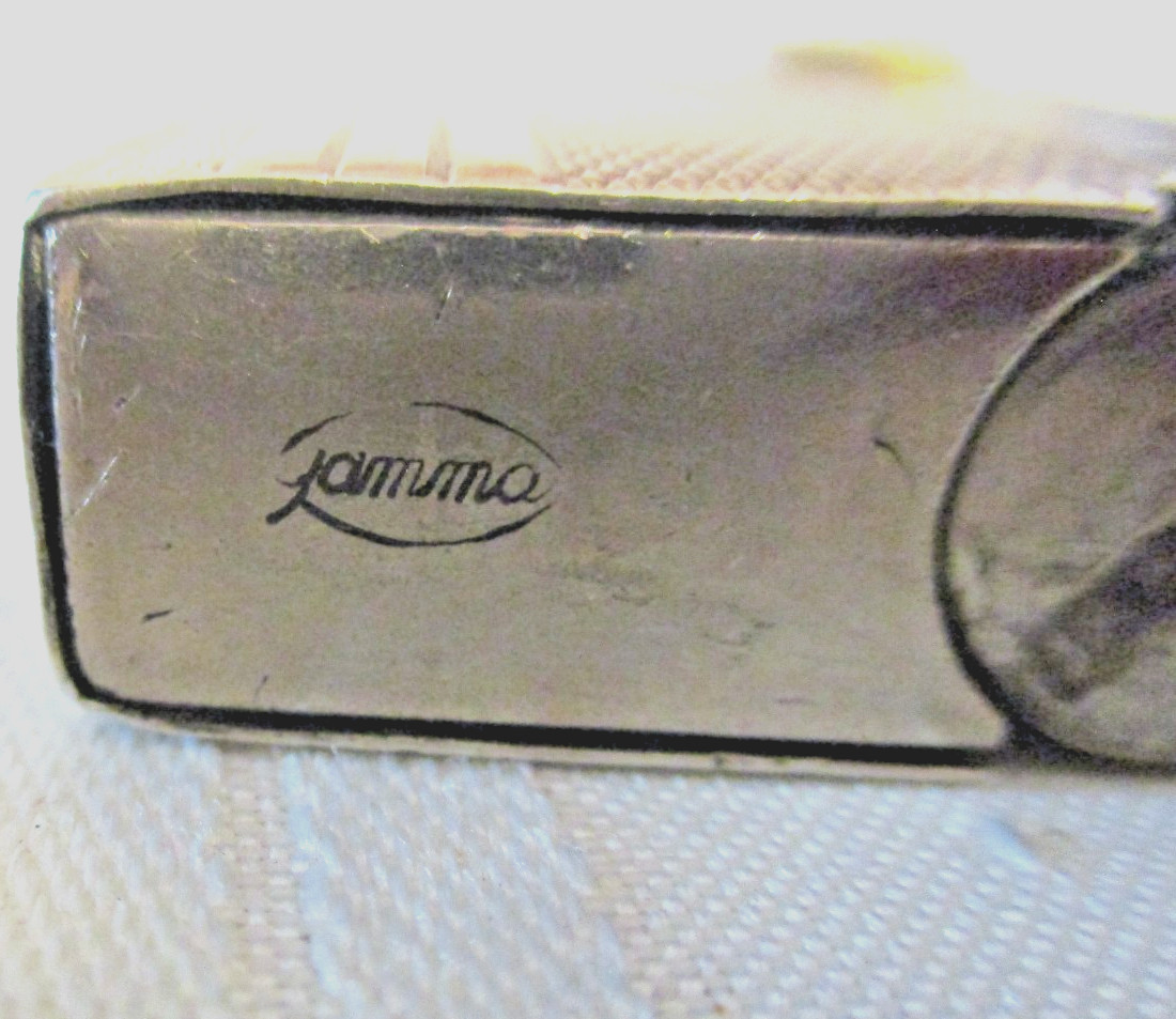 Art Deco Heavy Silver Lighter with Hall Marks ( Gamma) ?