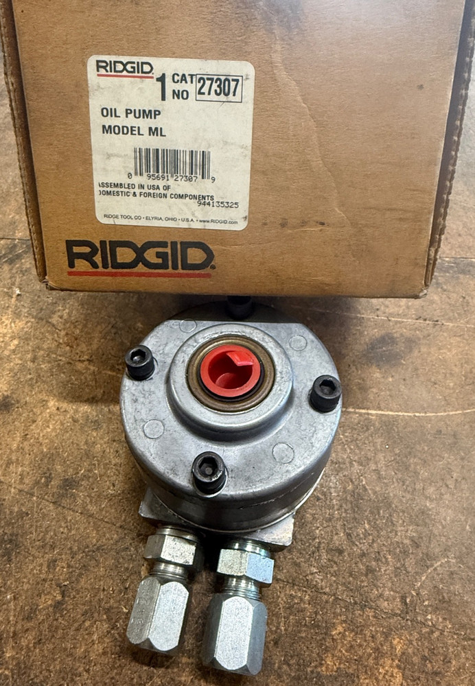 Ridgid 27307 Model ML Oil Pump for 1224 Pipe Threading Machine (NEW)