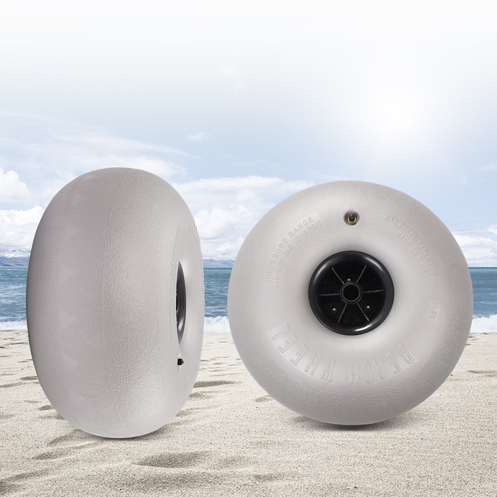 2 Pack Replacement Balloon Wheels Beach Sand Tires Balloon Wheels 16"