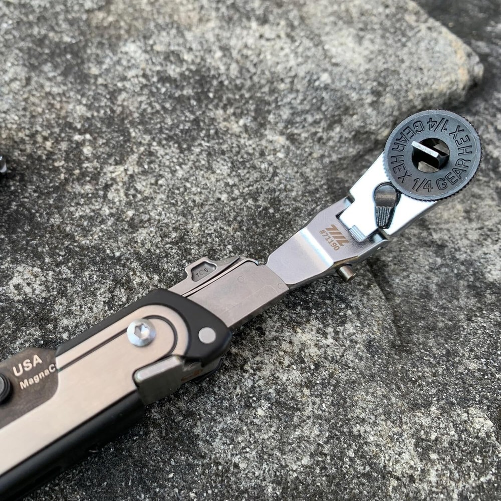 711L Flat End Flex Head EDC Ratchet Wrench - US only