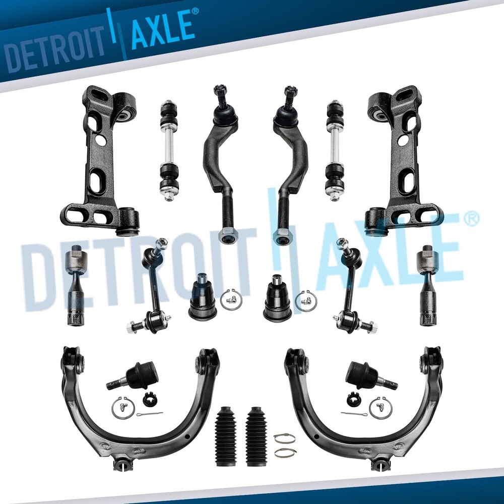 18pc Front Upper Lower Control Arm Bracket Kit for Chevy Trailblazer GMC Envoy