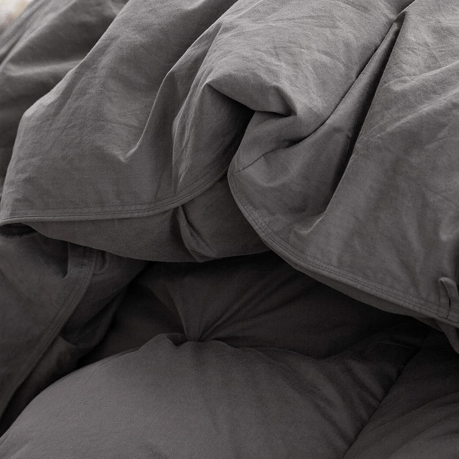 SNOWMAN Goose Down Comforter Pinch Pleat Duvet Insert 750+FP, 1200TC, KING/QUEEN