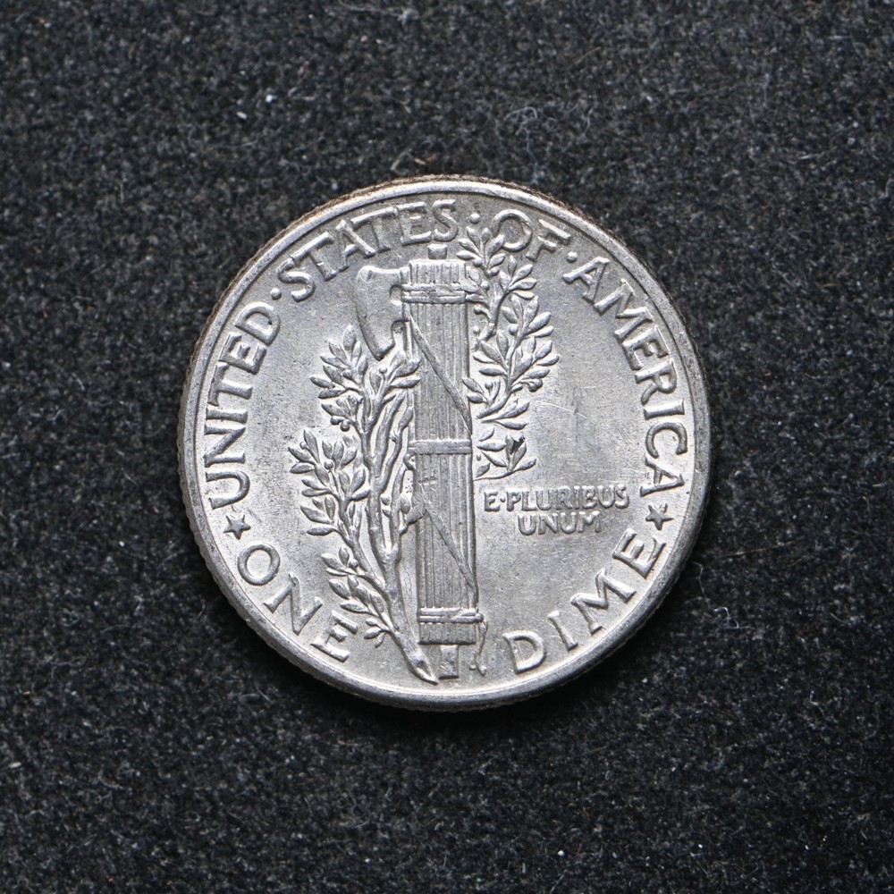 1943 Mercury Silver Dime AU++ (bb18695)