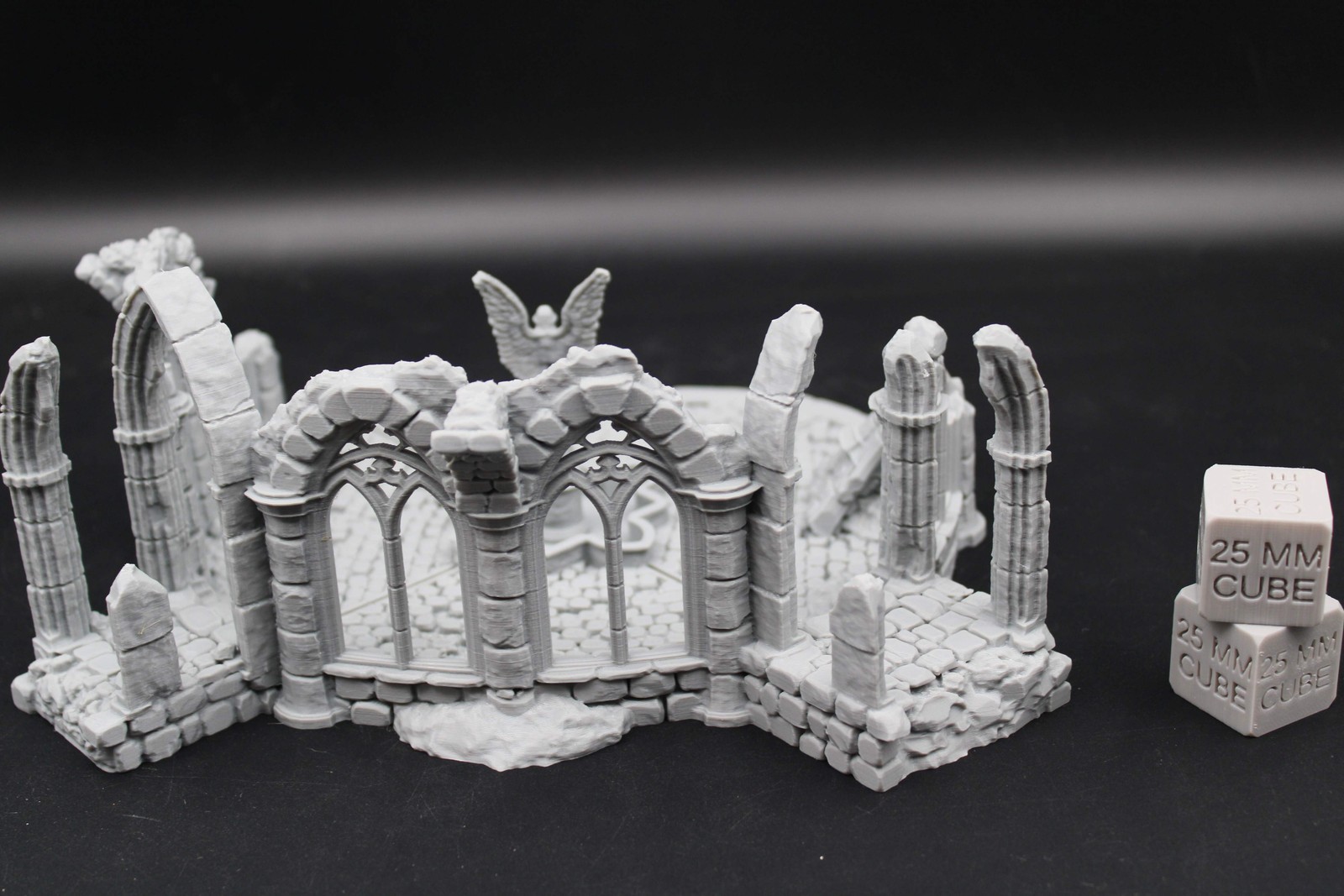 Fantasy Town Plaza Temple Center Ruin Terrain for DnD Wargames