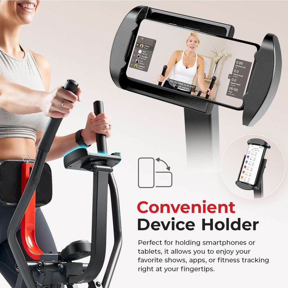Adjustable Resistance 30" Stride Air Walk Cross Trainer Elliptical Glide Motion