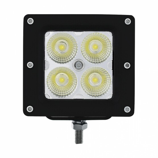 United Pacific 36534 4 High Power LED "X2" Work Light - Spot Light- 1 Unit