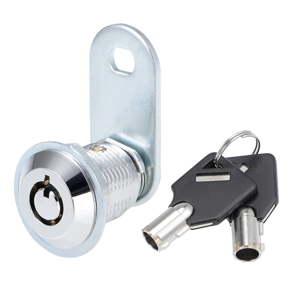 2/4pcs Keyed diff 5/8" 1" Tubular Cam Lock Cabinet Toolbox Drawer Replacement