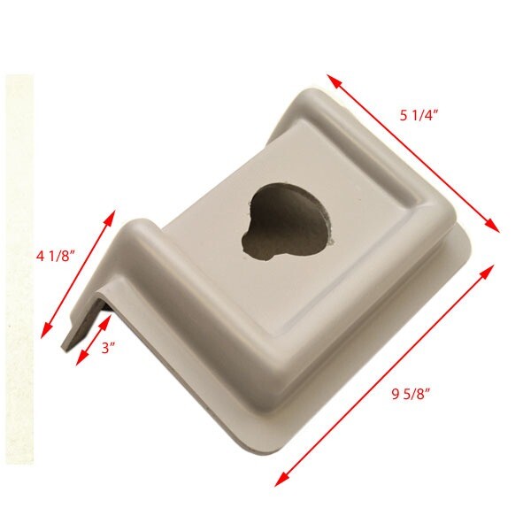 Palm Beach Boat Gas Fill Housing | Plastic Grey