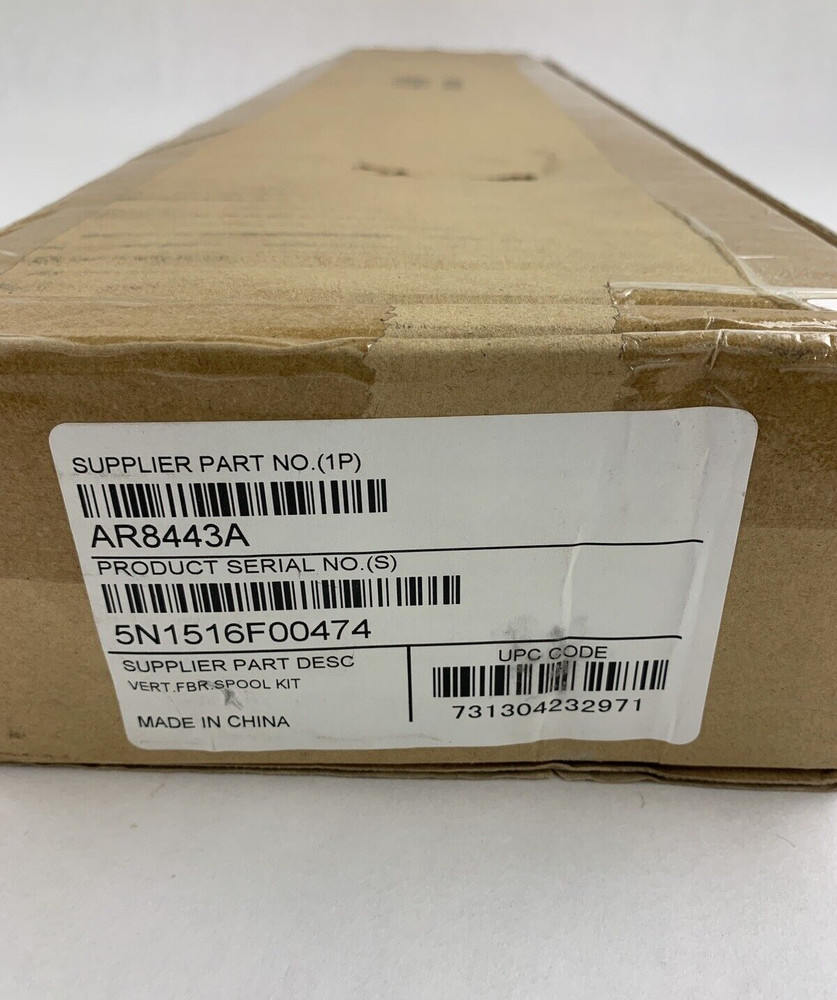 APC AR8443A Rack Cable Management Panel Black 0U New Box Opened