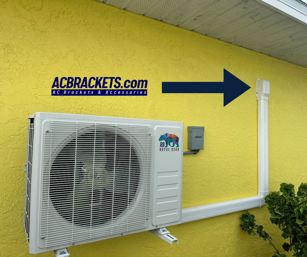 Air Conditioner LINE COVER HEAD 4 inches width