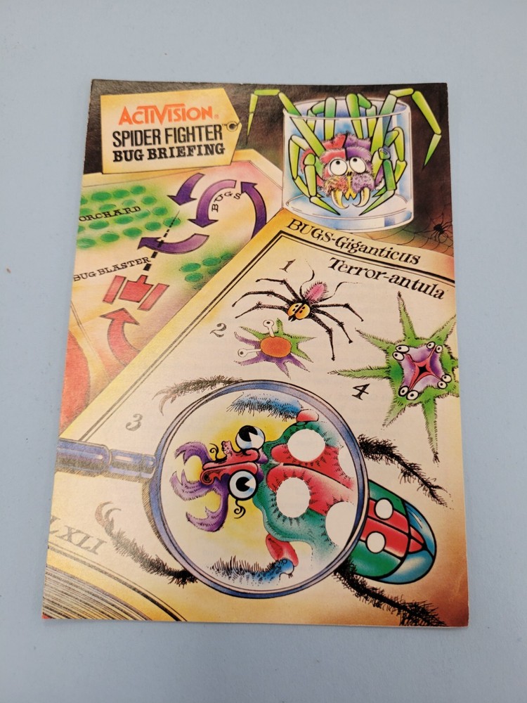 spider fighter atari 2600 Manual Only