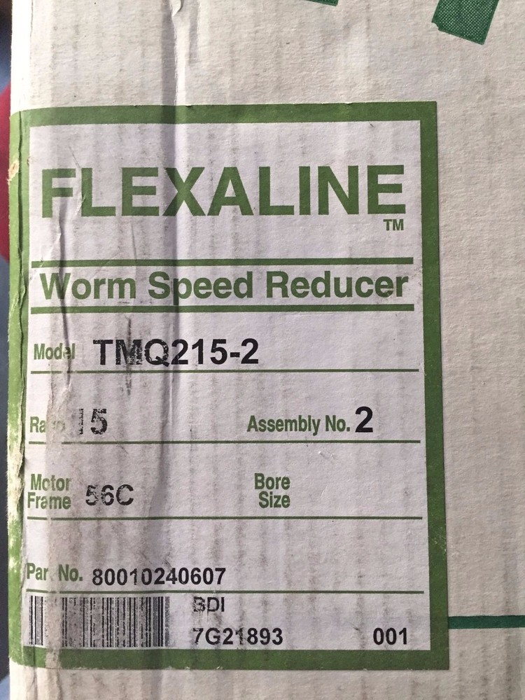 NEW!!! Flexaline, Grove Gear TMQ215-2 Gear Reducer frame 56C