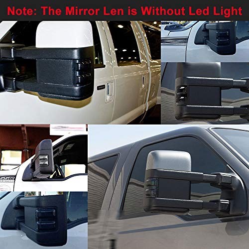 F350 Mirror Lights Side Marker Smoke Lens Replacement, Super Duty Len,