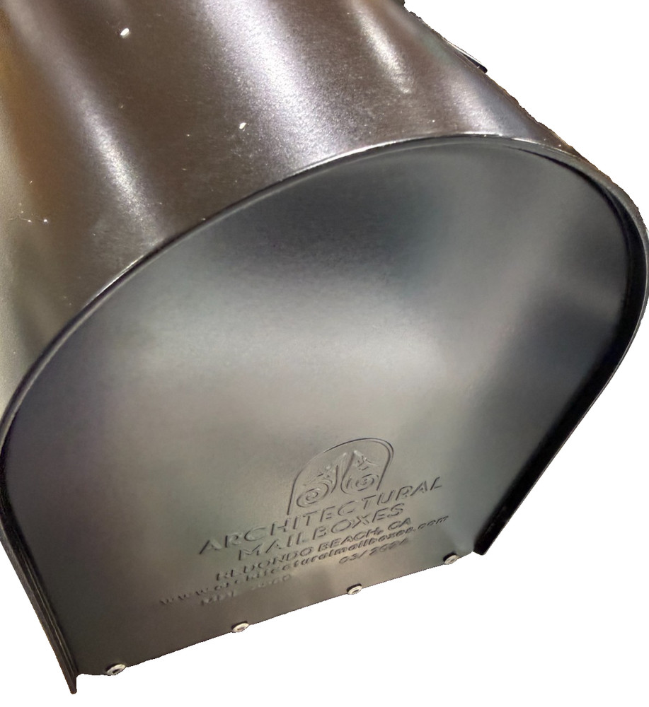 MAILBOX 5560B-R-10 Architectural Mailboxes Sequoia Post Mount Mailbox, Large, BL