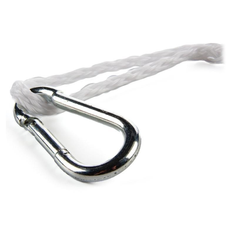 50ft Braided Polypropylene Anchor Line W/ Snap Hook Durable Rot-Resistant Rope