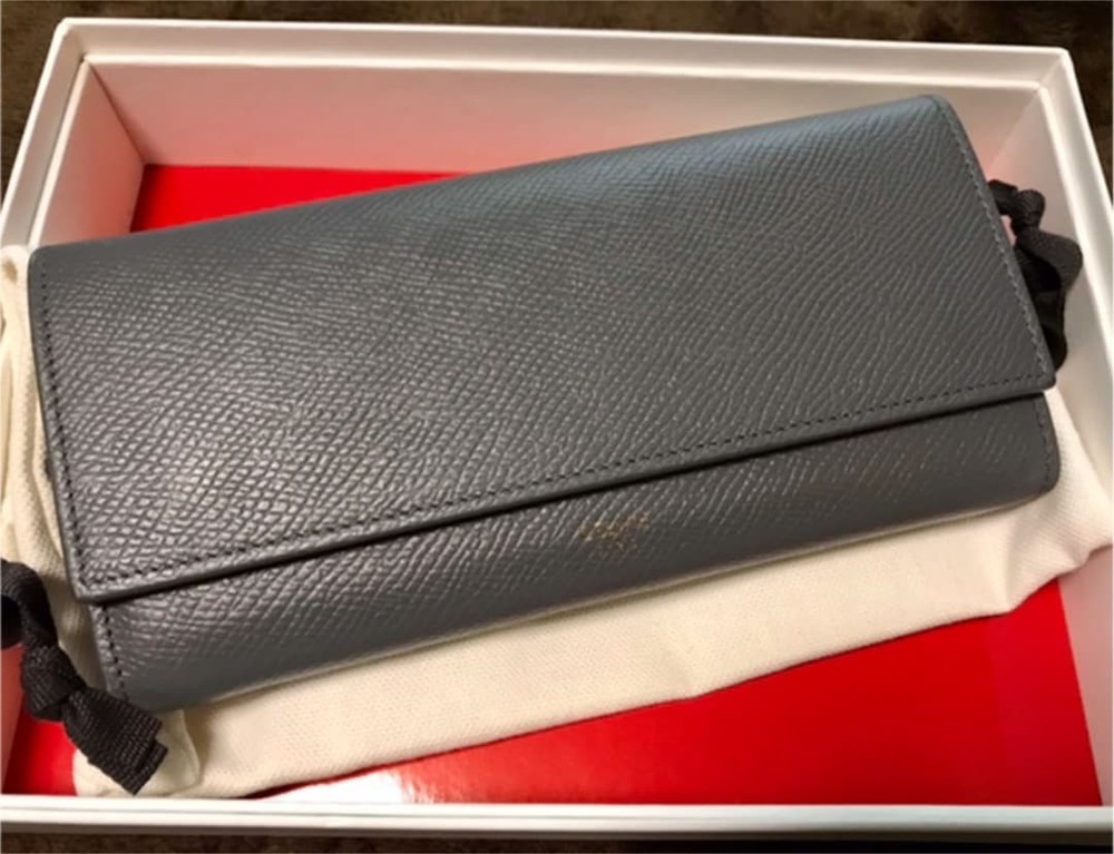 CELINE Large Flap Wallet From Japan