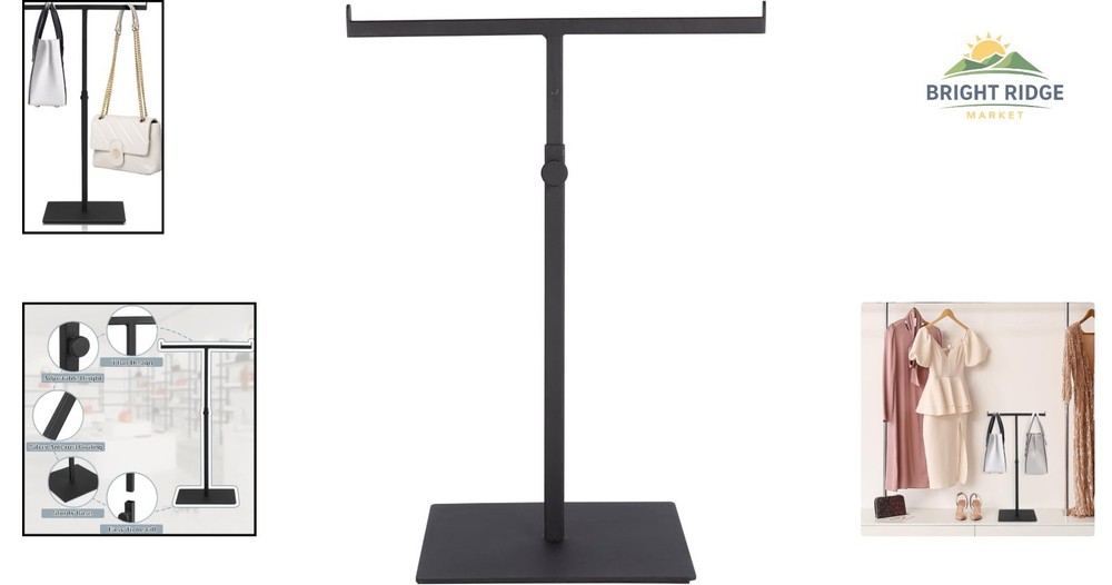 Durable T-Stand for Purses, Wreaths, and Craft Projects - Adjustable Height