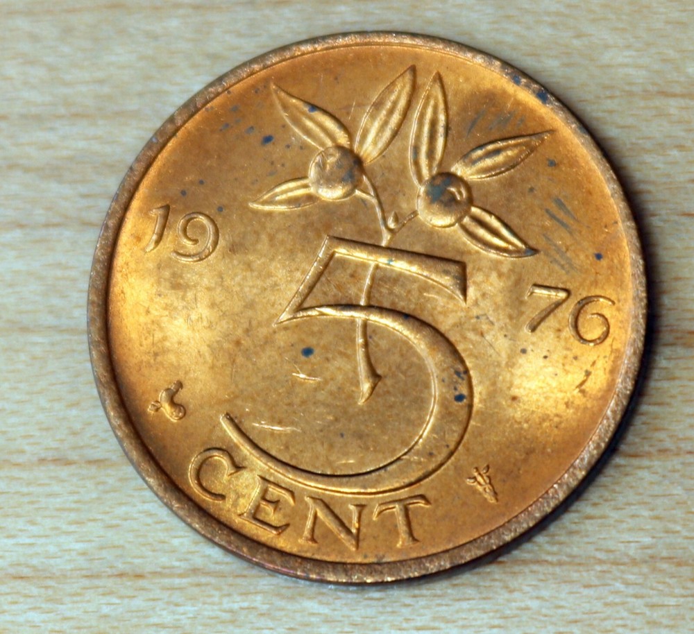 1976 Netherlands 5 Cents