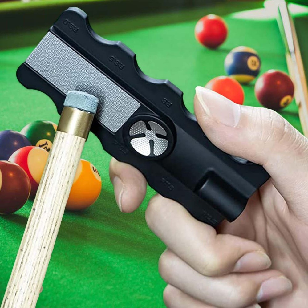 Billiard Snooker Bowtie 5 in 1 Pool Cue Tip Tools Shaper Scuffer Tip Pick
