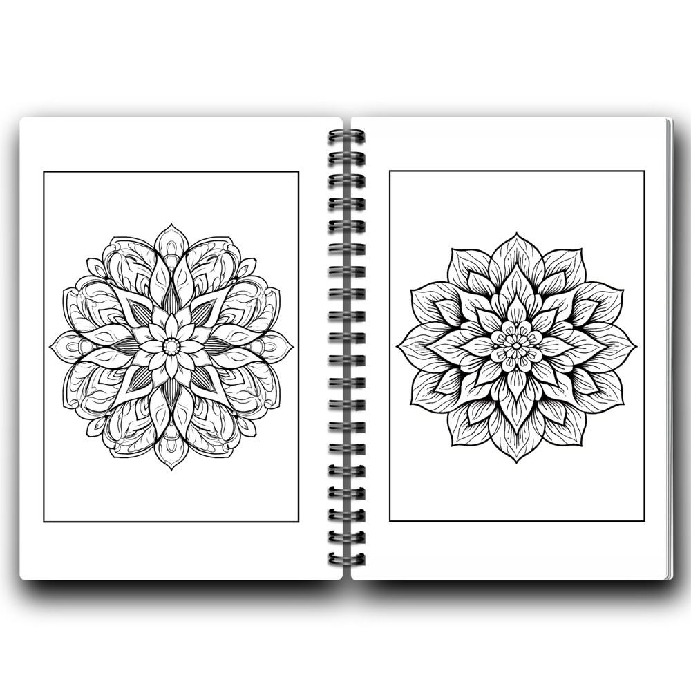 Mandala Coloring Book Pattern Coloring Book Mindfulness Coloring Art Therapy