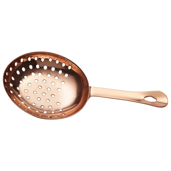 Copper Julep Strainer Measures Barware Mixing Glasses Cocktail Bar Strainer