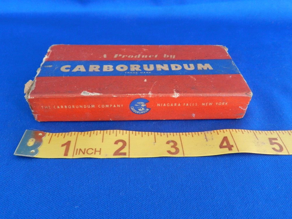 Carborundum #112 Sharpening Stone Original Box