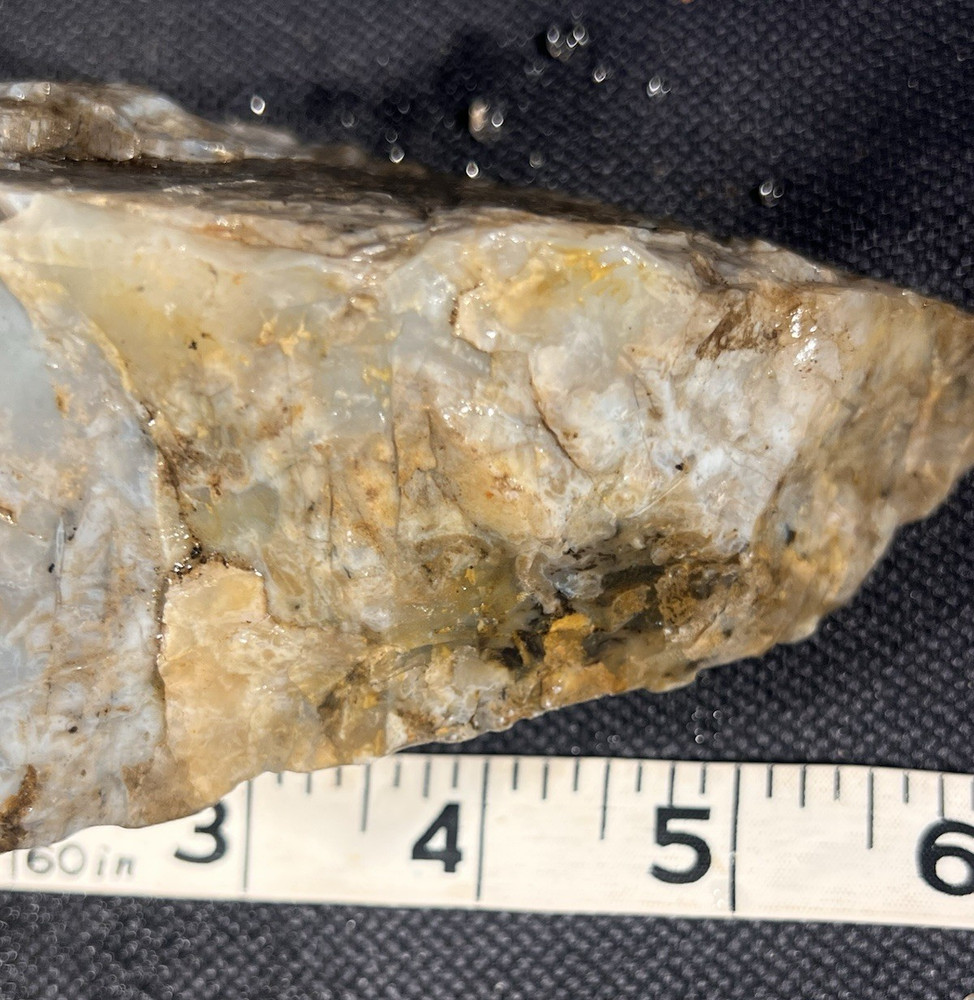 Graveyard Plume Agate Rough 2 lb Idaho, specimen or slabbing