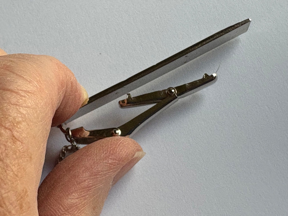 Cufflinks and tie pin, simple costume set