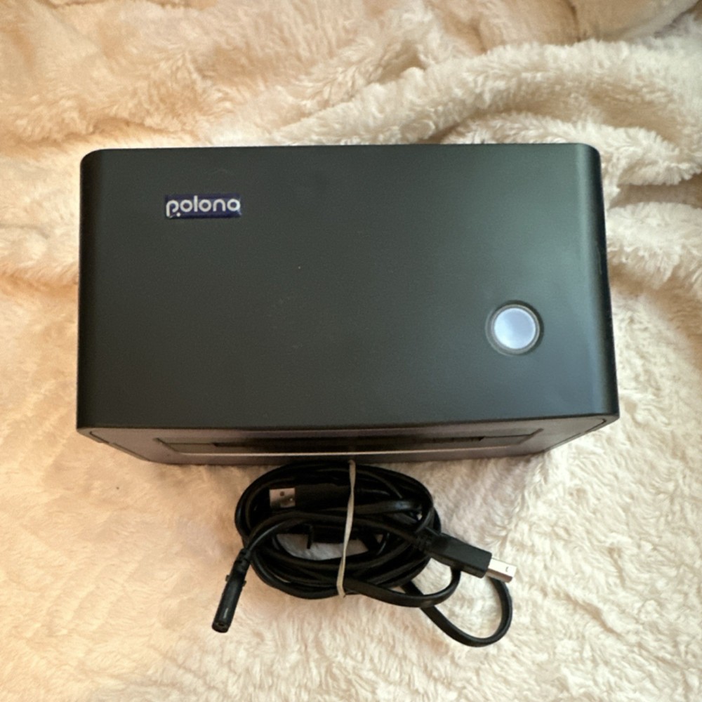 Polono PL60 Label Printer Black USB Cable PL600023361051