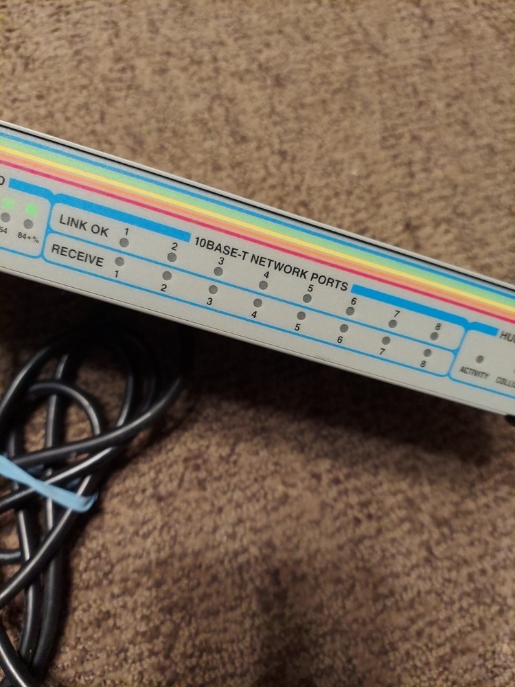 Allied Telesyn AT-MR820TR,CentreCOM Multiport Micro Repeater 8-Port Hub