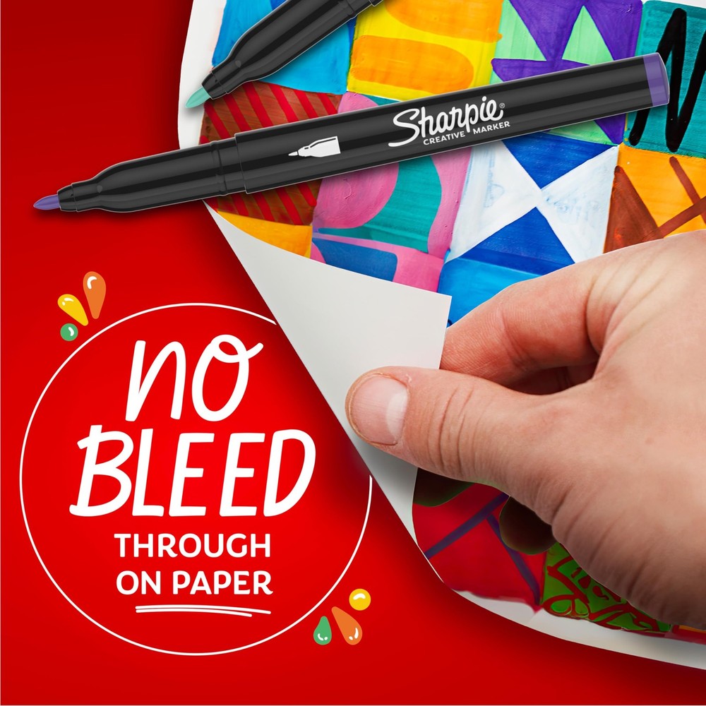 Sharpie Creative Markers Variety Pack, 24 Count (Pack of 1), Assorted