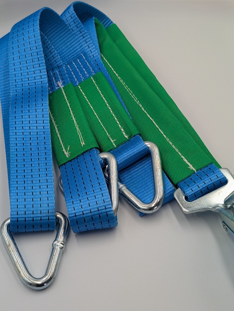 Blue Winch Recovery Brother Trailer Strap - Even Pull System
