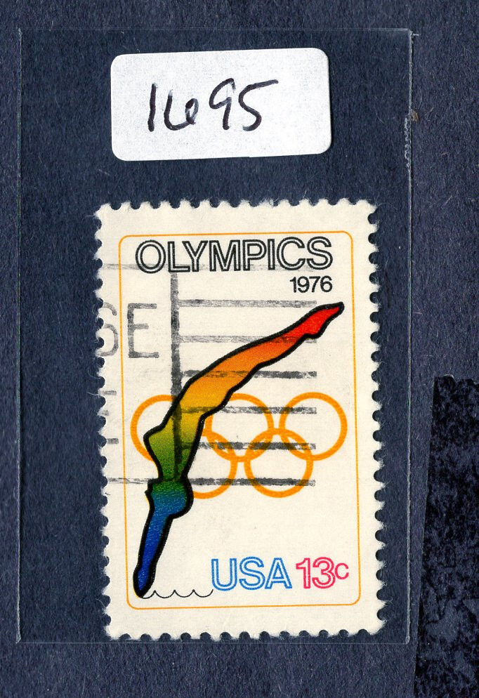 1976 Stamp #1695 Olympics Diving Used