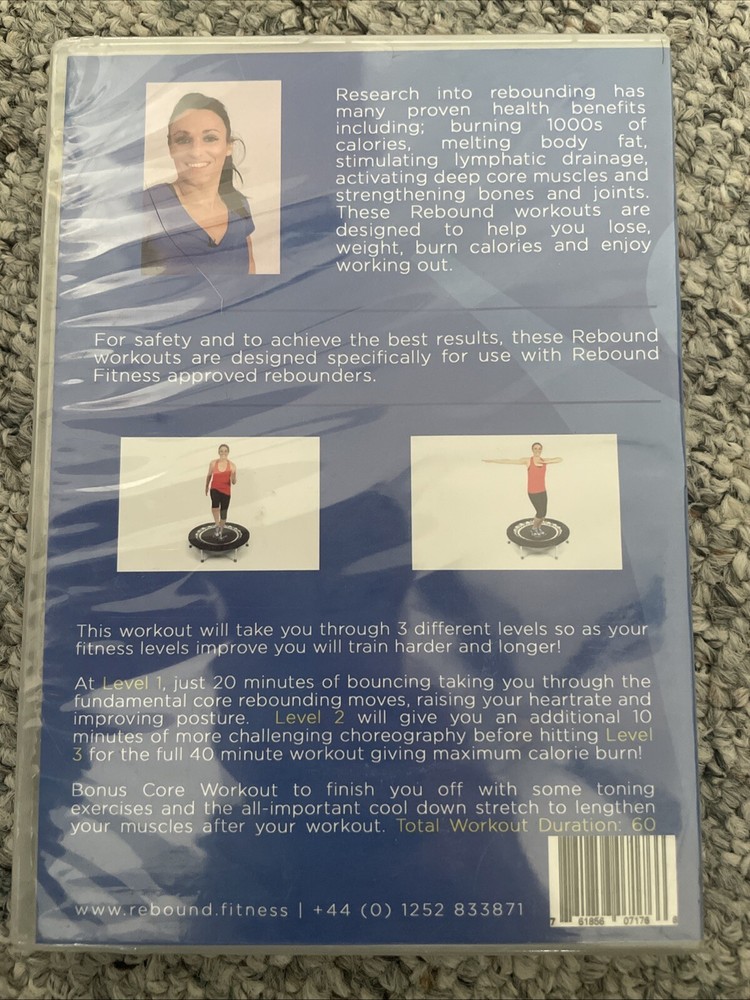 Maximus Rebound 3 Progressive Workouts DVD Bonus Core & Stretch Workout SEALED