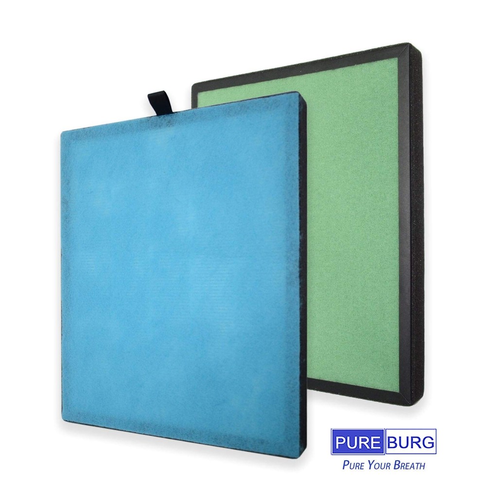 PUREBURG Replacement Filter Set Compatible with Colzer 142C, Simpure HP9, SP-...