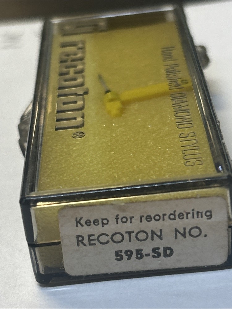 Recoton 595-SD Diamond Replacement Needle / New Old Stock / Never Opened