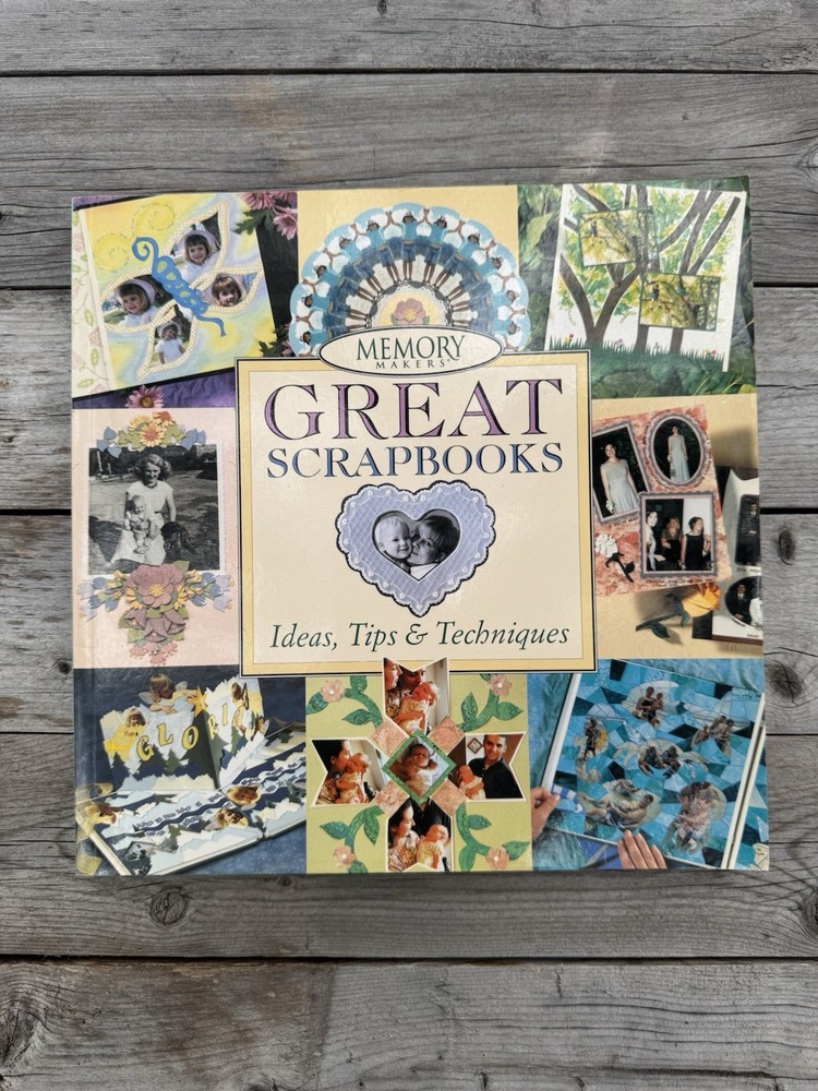 Scrapbook Fundamentals & Great Scrapbooks Ideas Tips & Techniques 2 Book Lot