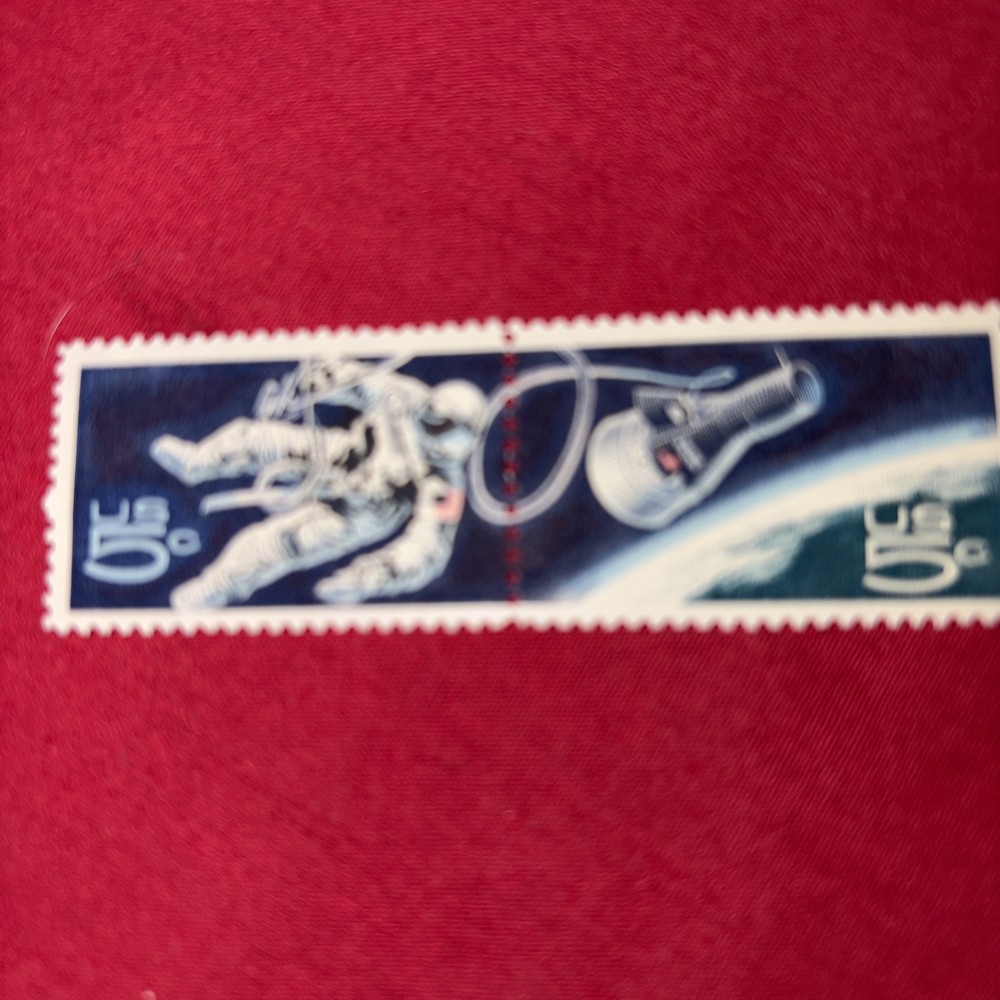 US Postage Astronaut outer Space  5Cents  Block Stamps Unused