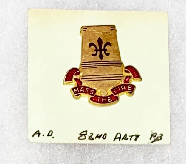 WWII 82nd Artillery DI PB