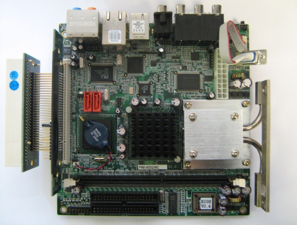 PENTIUM M PWI-8552 Board and Heatsink + Extras - 1 Unit / TESTED